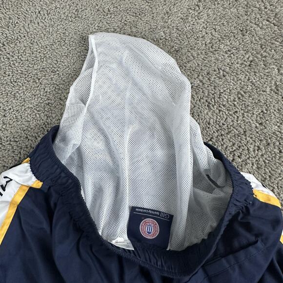 Michigan Wolverines Swim Trunks Mens Medium Navy NCAA College Mesh Liner G-III - Picture 9 of 12